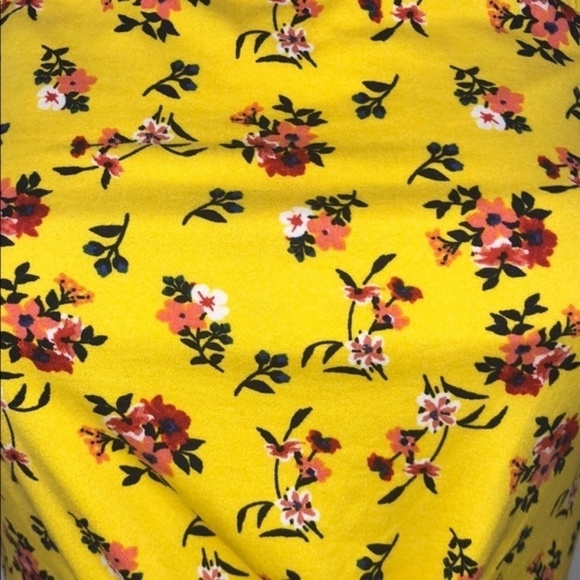 New Floral Print Tie Front Bandeau Crop Top - Picture 5 of 12